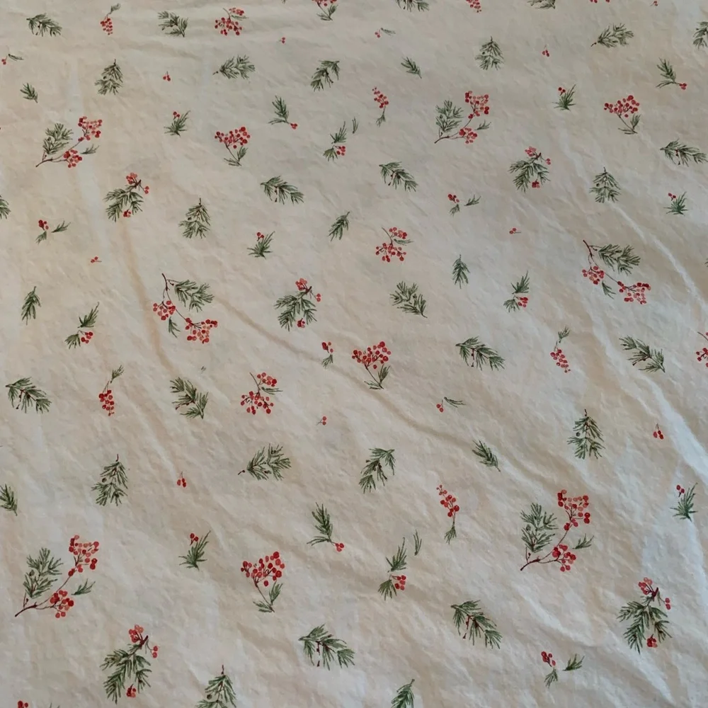 Ralph Lauren Holly Berry Cream Top Sheet
